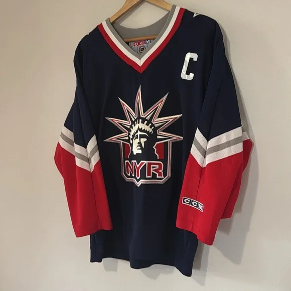 Vintage New York Rangers Liberty Jersey / CCM / Medium / 90s - Picture 2 of 12